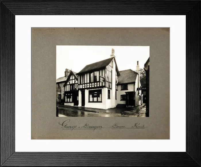Framed Print : Photograph of George & Dragon PH, Downe, Greater London Framed Print : Photograph of George & Dragon PH, Downe, Greater London