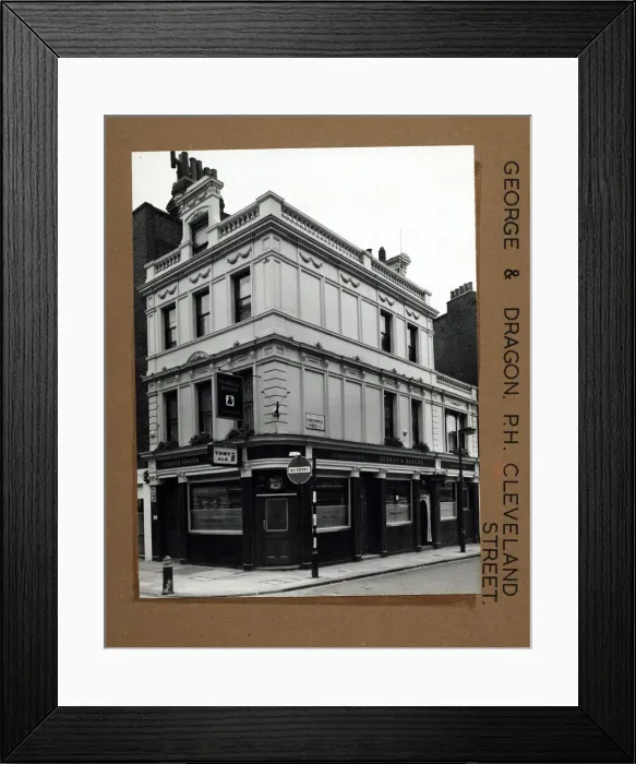 Framed Print : Photograph of George & Dragon PH, Fitzrovia, London Framed Print : Photograph of George & Dragon PH, Fitzrovia, London