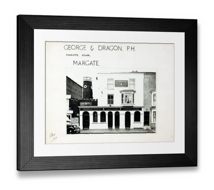 Framed Print : Photograph of George & Dragon PH, Margate, Essex Framed Print : Photograph of George & Dragon PH, Margate, Essex