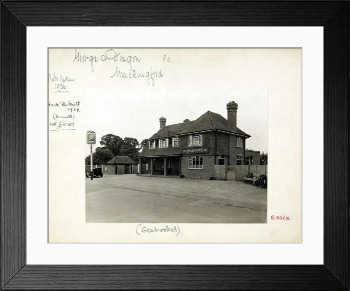 Framed Print : Photograph of George & Dragon PH, Muckingford, Essex Framed Print : Photograph of George & Dragon PH, Muckingford, Essex