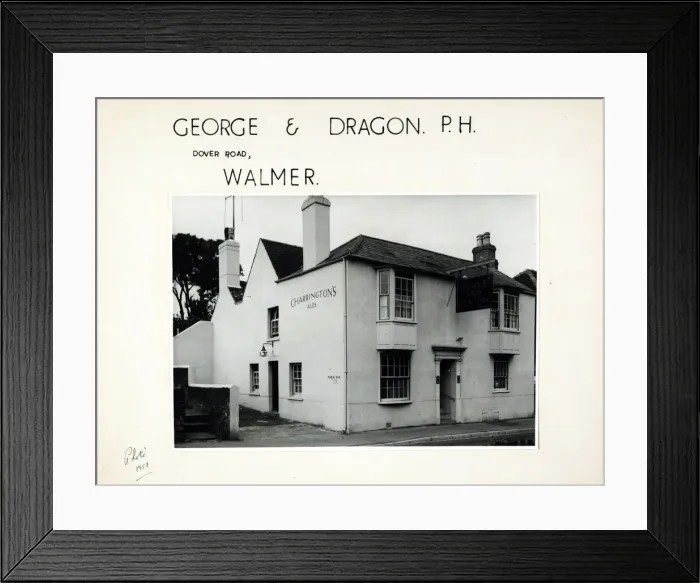 Framed Print : Photograph of George & Dragon PH, Walmer, Kent Framed Print : Photograph of George & Dragon PH, Walmer, Kent