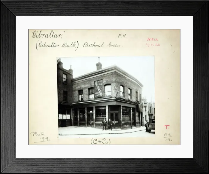 Framed Print : Photograph of Gibraltar PH, Bethnal Green, London