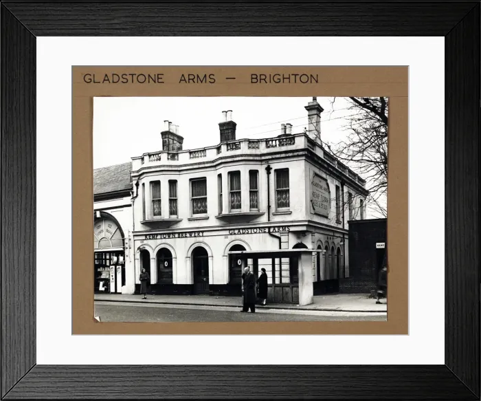 Framed Print : Photograph of Gladstone Arms, Brighton, Sussex Framed Print : Photograph of Gladstone Arms, Brighton, Sussex
