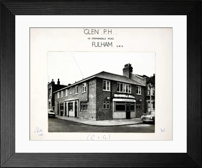 Framed Print : Photograph of Glen PH, Fulham, London Framed Print : Photograph of Glen PH, Fulham, London