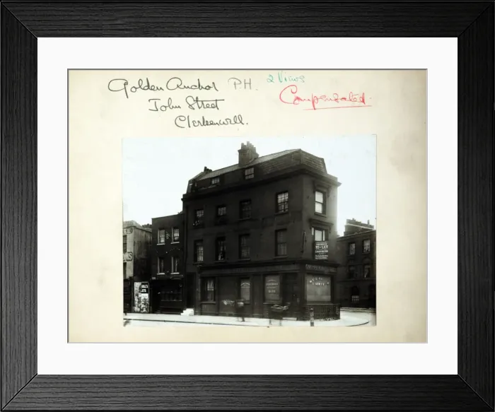 Framed Print : Photograph of Golden Anchor PH, Clerkenwell, London Framed Print : Photograph of Golden Anchor PH, Clerkenwell, London