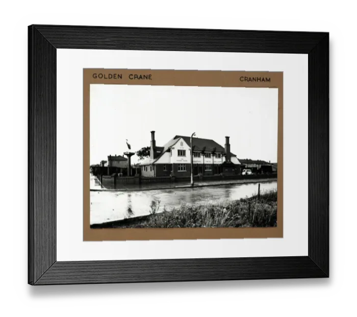 Framed Print : Photograph of Golden Crane PH, Cranham, Essex Framed Print : Photograph of Golden Crane PH, Cranham, Essex