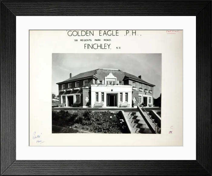 Framed Print : Photograph of Golden Eagle PH, Finchley, London Framed Print : Photograph of Golden Eagle PH, Finchley, London