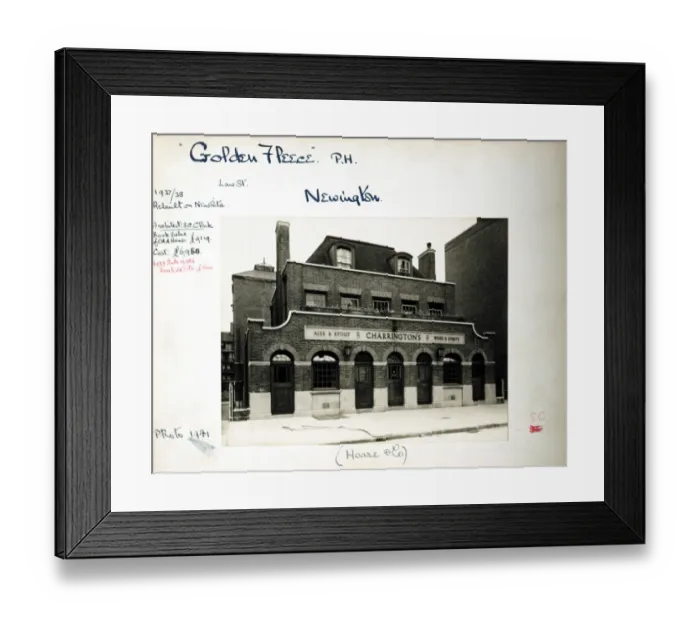 Framed Print : Photograph of Golden Fleece PH, Newington, London Framed Print : Photograph of Golden Fleece PH, Newington, London