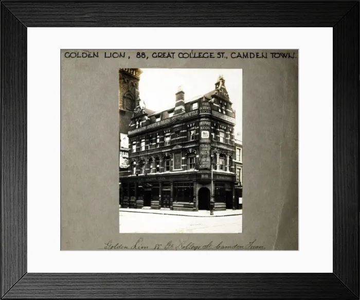 Framed Print : Photograph of Golden Lion PH, Camden Town, London