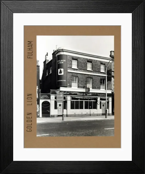 Framed Print : Photograph of Golden Lion PH, Fulham, London Framed Print : Photograph of Golden Lion PH, Fulham, London
