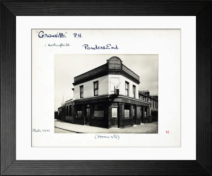 Framed Print : Photograph of Granville Tavern, Ponders End, Greater London Framed Print : Photograph of Granville Tavern, Ponders End, Greater London