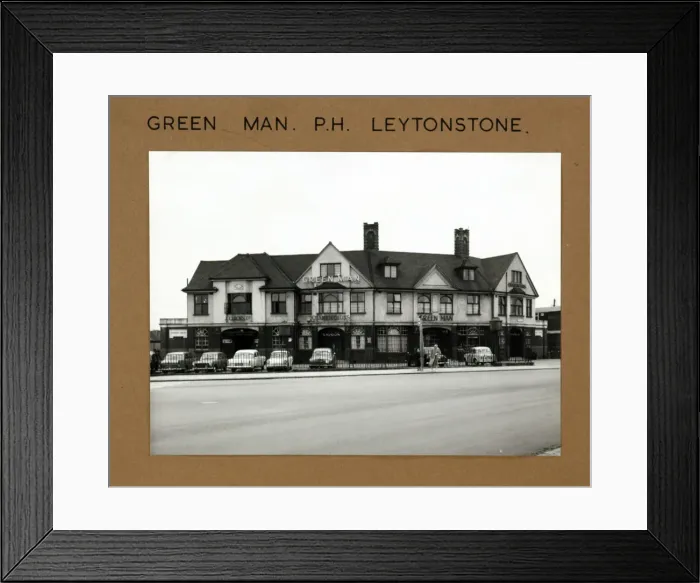 Framed Print : Photograph of Green Man PH, Leytonstone, London Framed Print : Photograph of Green Man PH, Leytonstone, London
