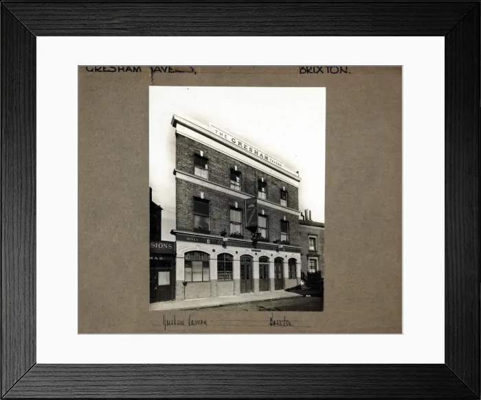 Framed Print : Photograph of Gresham Tavern, Brixton, London Framed Print : Photograph of Gresham Tavern, Brixton, London