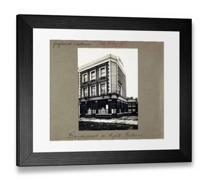 Framed Print : Photograph of Greyhound PH, Battersea, London Framed Print : Photograph of Greyhound PH, Battersea, London