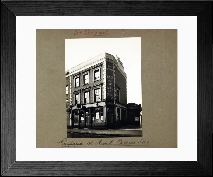 Framed Print : Photograph of Greyhound PH, Battersea, London Framed Print : Photograph of Greyhound PH, Battersea, London