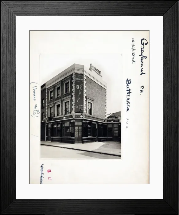Framed Print : Photograph of Greyhound PH, Battersea, London Framed Print : Photograph of Greyhound PH, Battersea, London