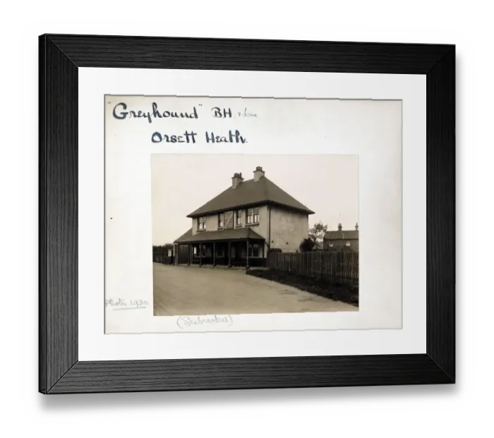 Framed Print : Photograph of Greyhound PH, Orsett Heath, Essex Framed Print : Photograph of Greyhound PH, Orsett Heath, Essex