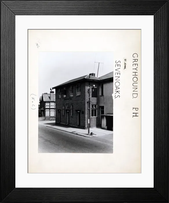 Framed Print : Photograph of Greyhound PH, Sevenoaks, Kent