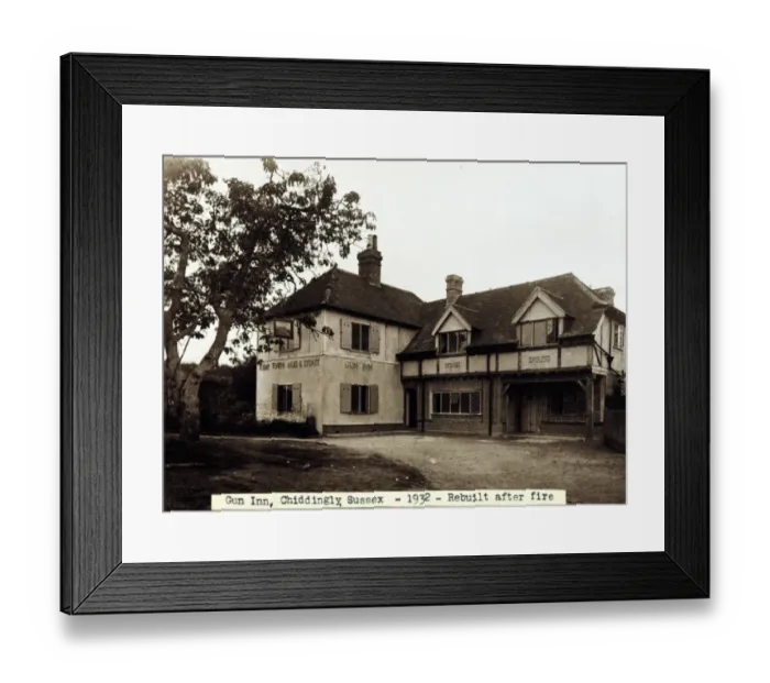 Framed Print : Photograph of Gun Inn, Chiddingley, Sussex Framed Print : Photograph of Gun Inn, Chiddingley, Sussex