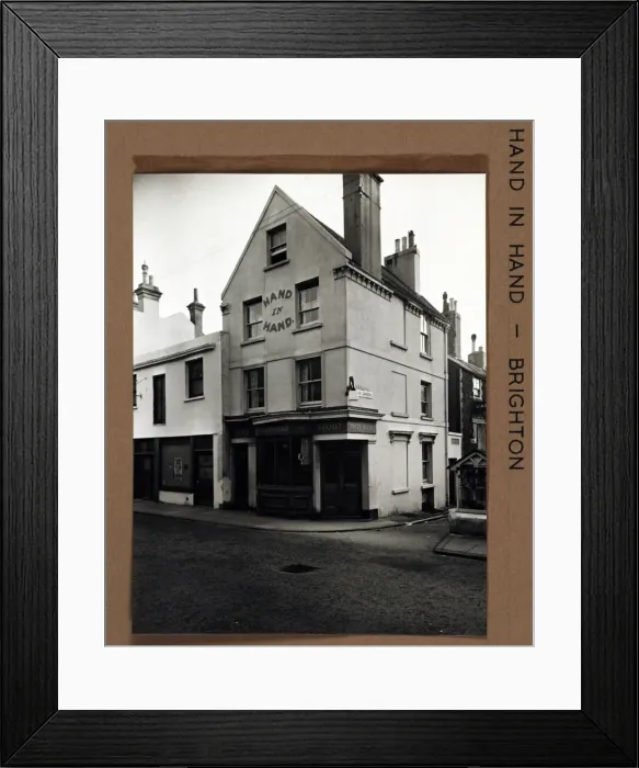 Framed Print : Photograph of Hand In Hand PH, Brighton, Sussex Framed Print : Photograph of Hand In Hand PH, Brighton, Sussex