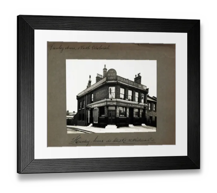 Framed Print : Photograph of Henley Arms, North Woolwich, London Framed Print : Photograph of Henley Arms, North Woolwich, London