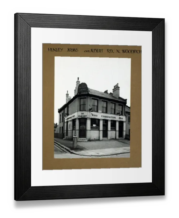 Framed Print : Photograph of Henley Arms, North Woolwich, London Framed Print : Photograph of Henley Arms, North Woolwich, London