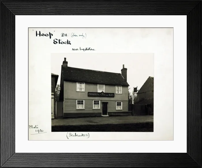 Framed Print : Photograph of Hoop PH, Stock, Essex Framed Print : Photograph of Hoop PH, Stock, Essex