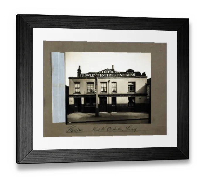 Framed Print : Photograph of Hope PH, Carshalton (Old), Surrey Framed Print : Photograph of Hope PH, Carshalton (Old), Surrey
