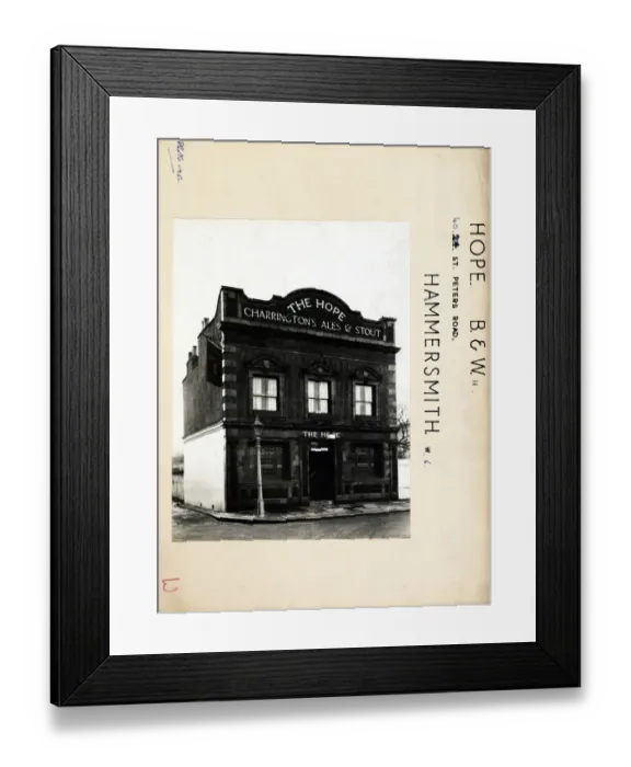 Framed Print : Photograph of Hope PH, Hammersmith, London Framed Print : Photograph of Hope PH, Hammersmith, London