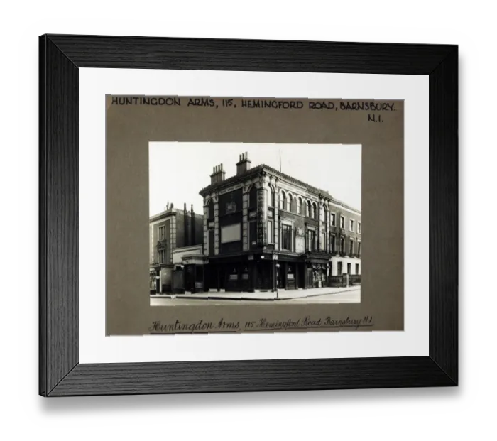 Framed Print : Photograph of Huntingdon Arms, Barnsbury, London Framed Print : Photograph of Huntingdon Arms, Barnsbury, London