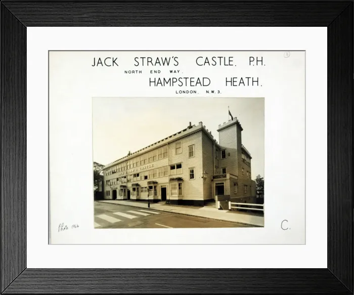 Framed Print : Photograph of Jack Straws Castle PH, Hampstead (New), London Framed Print : Photograph of Jack Straws Castle PH, Hampstead (New), London