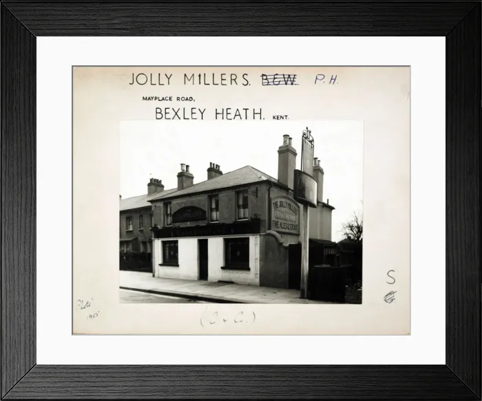 Framed Print : Photograph of Jolly Millers PH, Bexleyheath, Greater London Framed Print : Photograph of Jolly Millers PH, Bexleyheath, Greater London