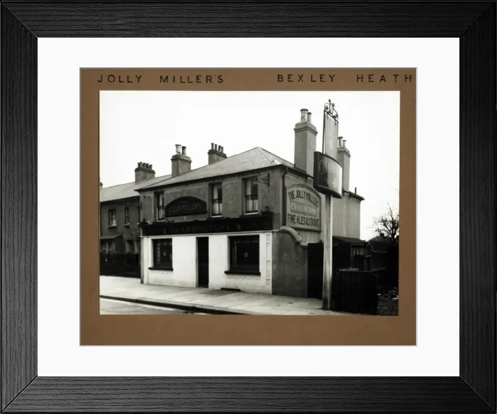 Framed Print : Photograph of Jolly Millers PH, Bexleyheath, Greater London Framed Print : Photograph of Jolly Millers PH, Bexleyheath, Greater London