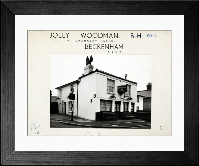 Framed Print : Photograph of Jolly Woodman PH, Beckenham, Greater London Framed Print : Photograph of Jolly Woodman PH, Beckenham, Greater London