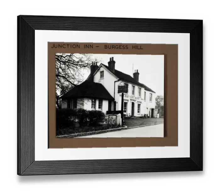 Framed Print : Photograph of Junction Inn, Burgess Hill, Sussex Framed Print : Photograph of Junction Inn, Burgess Hill, Sussex