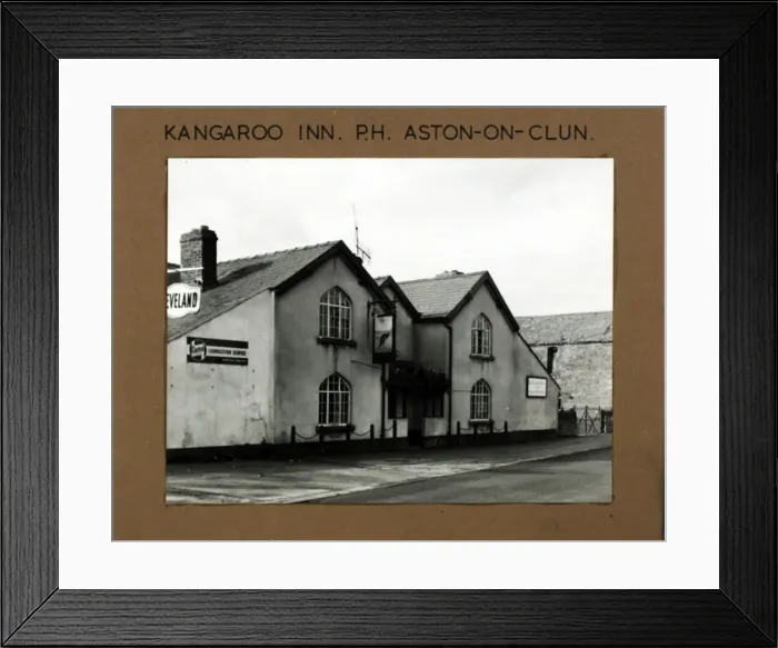 Framed Print : Photograph of Kangaroo Inn, Aston. on. Clun, Shropshire Framed Print : Photograph of Kangaroo Inn, Aston. on. Clun, Shropshire
