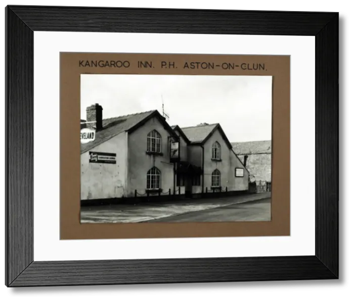 Framed Print : Photograph of Kangaroo Inn, Aston. on. Clun, Shropshire Framed Print : Photograph of Kangaroo Inn, Aston. on. Clun, Shropshire