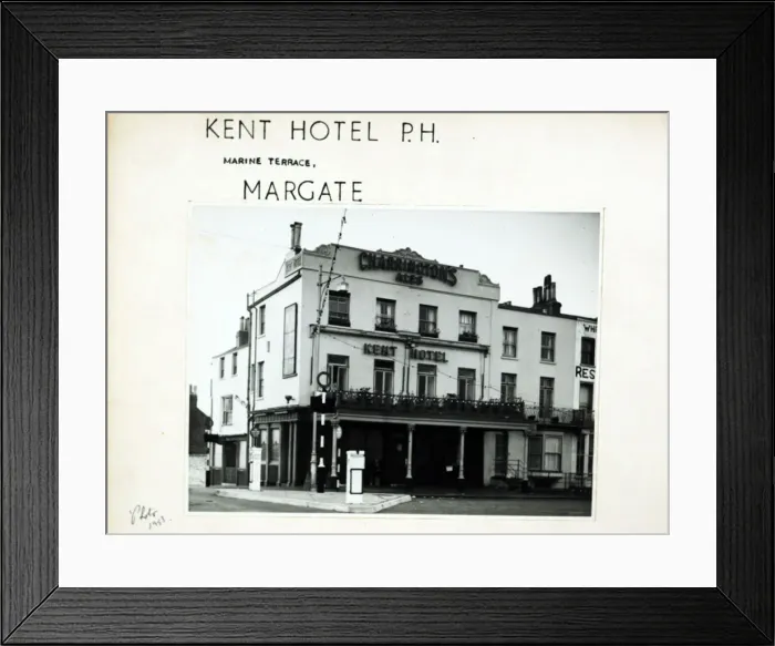Framed Print : Photograph of Kent Hotel, Margate, Essex Framed Print : Photograph of Kent Hotel, Margate, Essex