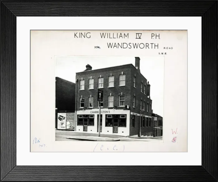 Framed Print : Photograph of King William IV PH, Wandsworth, London Framed Print : Photograph of King William IV PH, Wandsworth, London
