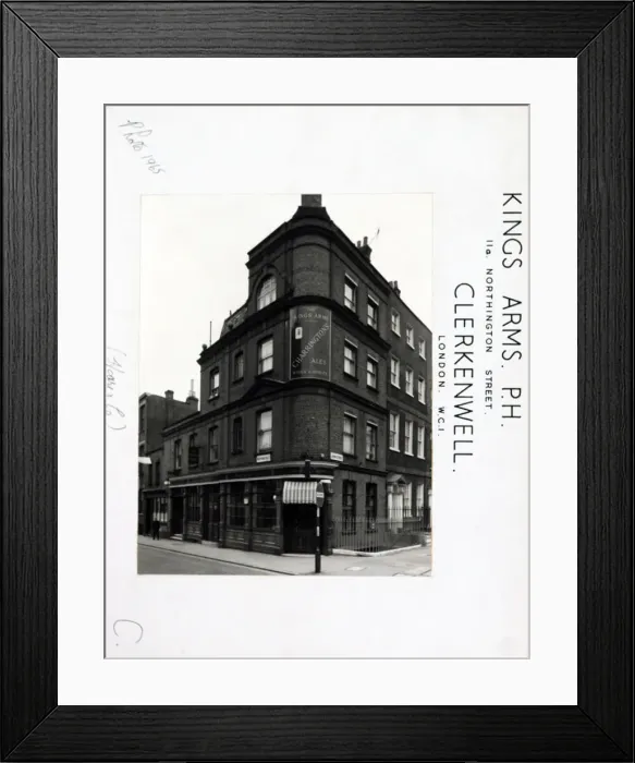 Framed Print : Photograph of Kings Arms, Clerkenwell, London Framed Print : Photograph of Kings Arms, Clerkenwell, London