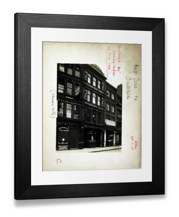 Framed Print : Photograph of Kings Arms, Houndsditch, London Framed Print : Photograph of Kings Arms, Houndsditch, London