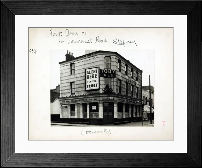 Framed Print : Photograph of Kings Arms, Stepney, London Framed Print : Photograph of Kings Arms, Stepney, London