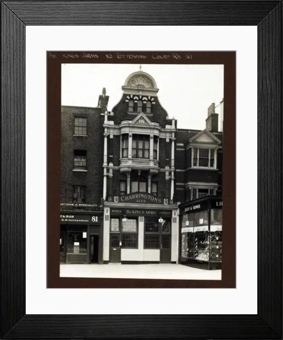 Framed Print : Photograph of Kings Arms, Tottenham Court Road, London Framed Print : Photograph of Kings Arms, Tottenham Court Road, London