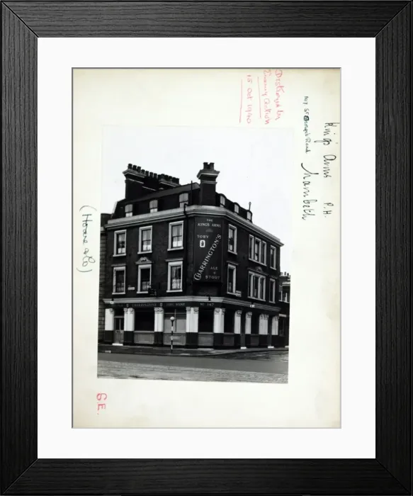 Framed Print : Photograph of Kings Arms, Lambeth, London Framed Print : Photograph of Kings Arms, Lambeth, London