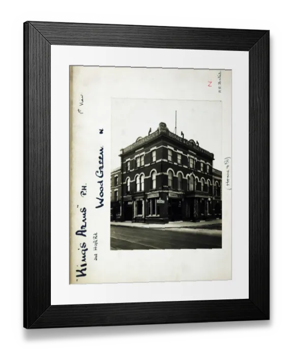 Framed Print : Photograph of Kings Arms, Wood Green, London Framed Print : Photograph of Kings Arms, Wood Green, London