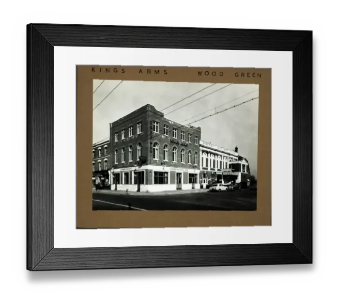 Framed Print : Photograph of Kings Arms, Wood Green, London Framed Print : Photograph of Kings Arms, Wood Green, London