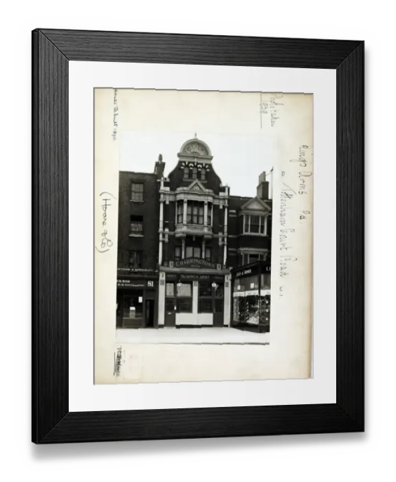 Framed Print : Photograph of Kings Arms, Tottenham Court Road, London Framed Print : Photograph of Kings Arms, Tottenham Court Road, London