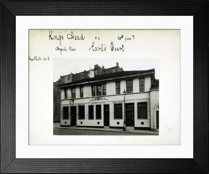 Framed Print : Photograph of Kings Head PH, Earls Court, London Framed Print : Photograph of Kings Head PH, Earls Court, London