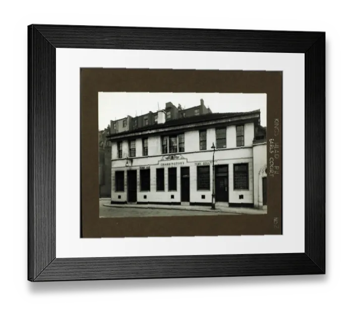 Framed Print : Photograph of Kings Head PH, Earls Court, London