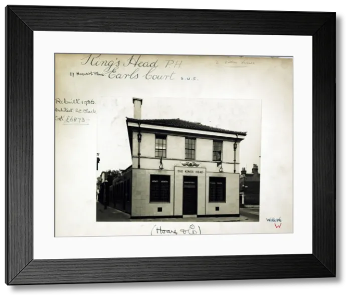Framed Print : Photograph of Kings Head PH, Earls Court, London Framed Print : Photograph of Kings Head PH, Earls Court, London